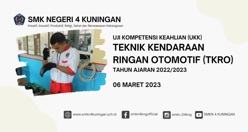 Uji Kompetensi Keahlian Ukk Teknik Kendaraan Ringan Otomotif Tkro